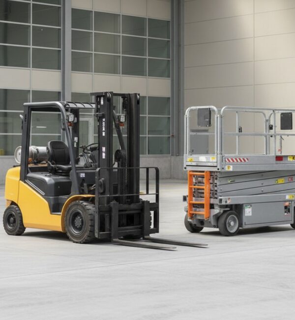 Heftruck en hoogwerker verhuur in Lelystad 1 Industriële heftruck en hoogwerker voor tijdelijke inzet in Lelystad